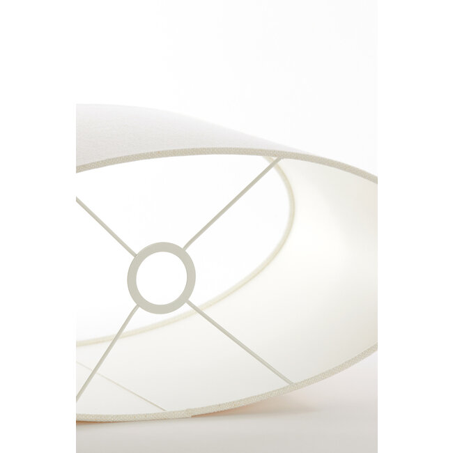 Light en Living Lampenkap ovaal recht smal 58-24-32 cm LIVIGNO eiwit