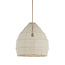 Light en Living Hanglamp Ø50x50 cm MAKASSAR zijde  crème
