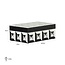 Richmond Interiors  Juwelenbox Licia zwart / wit klein