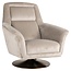 Richmond Interiors  Draaifauteuil Nora khaki velvet (Quartz Khaki 903)