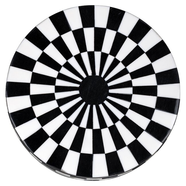 Richmond Interiors  Opberg box Nore zwart / wit