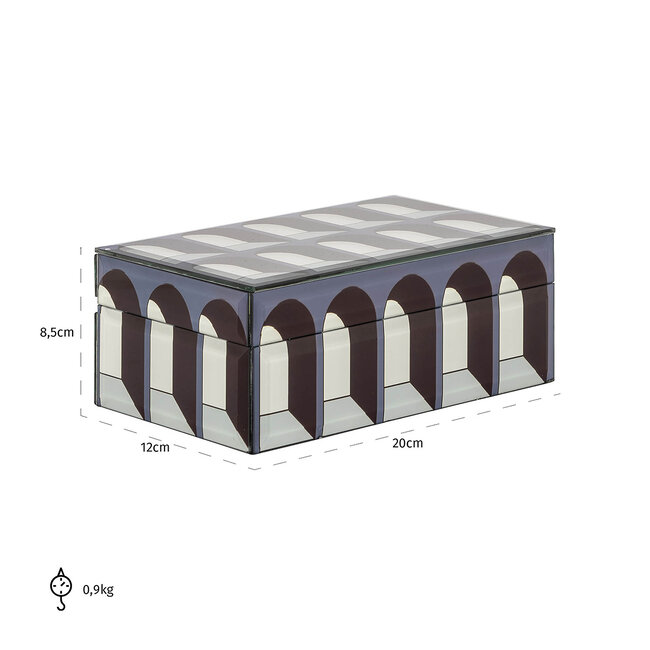 Richmond Interiors  Juwelen box Vaya klein zwart