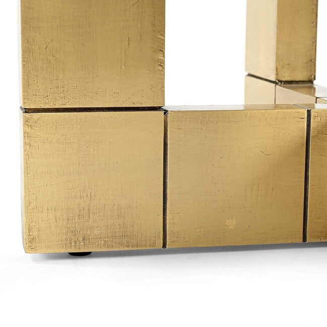 Richmond Interiors  Eettafel Collada 130Ø zwart goud