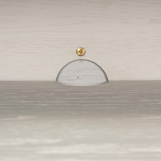 Richmond Interiors  TV-meubel Whitebone brass 4-deuren 200 (Verona Grey)