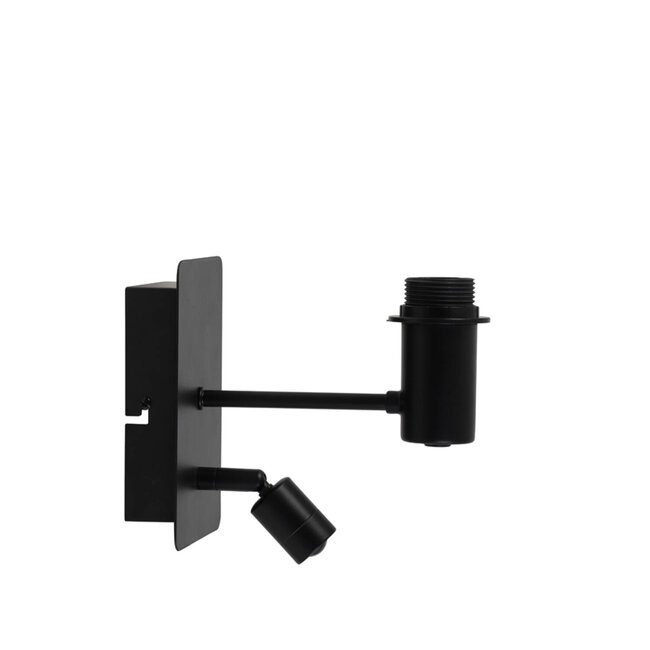 Light en Living Wandlamp 20x11x18 cm MONTANA mat zwart