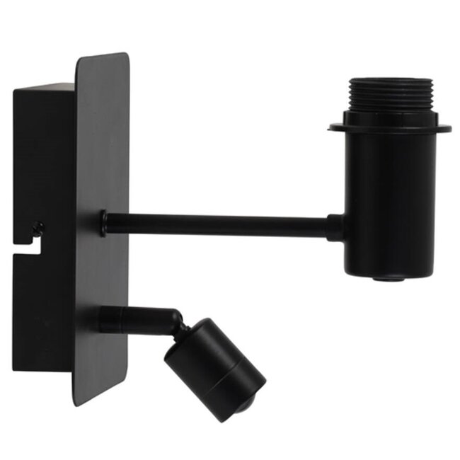 Light en Living Wandlamp 20x11x18 cm MONTANA mat zwart