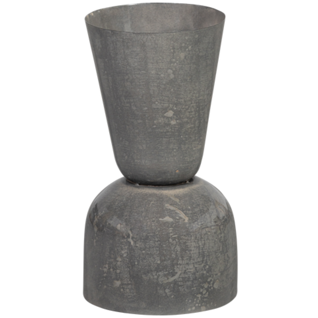 Woood Tezzy Vaas/plantenhouder Grijs Melange