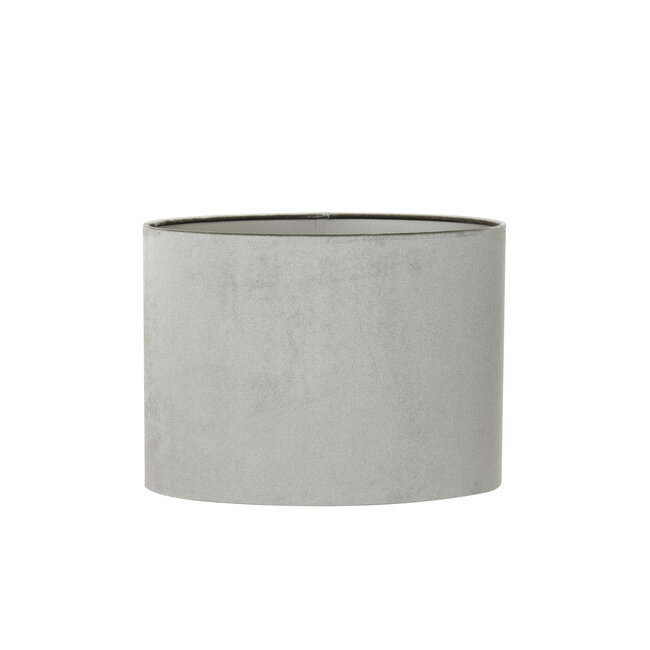 Light en Living Lampenkap ovaal recht smal ZINC taupe - diverse afmetingen
