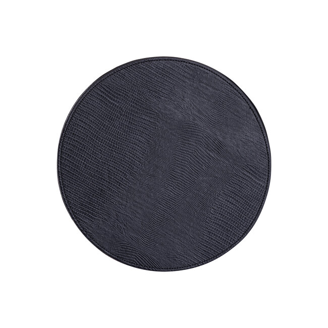 PTMD Box Rafal zwart vegan leer – set van 3