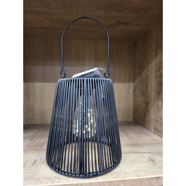 Countryfield Lantaarn LED solar Luana zwart L