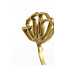 Light en Living Ornament op voet 22x6x36 cm PAPAVERU mat goud