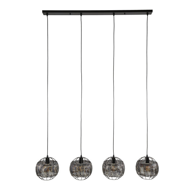 WoonStijl Hanglamp 4L Ø25 armor open