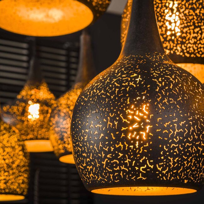 WoonStijl Hanglamp 4+3 zip