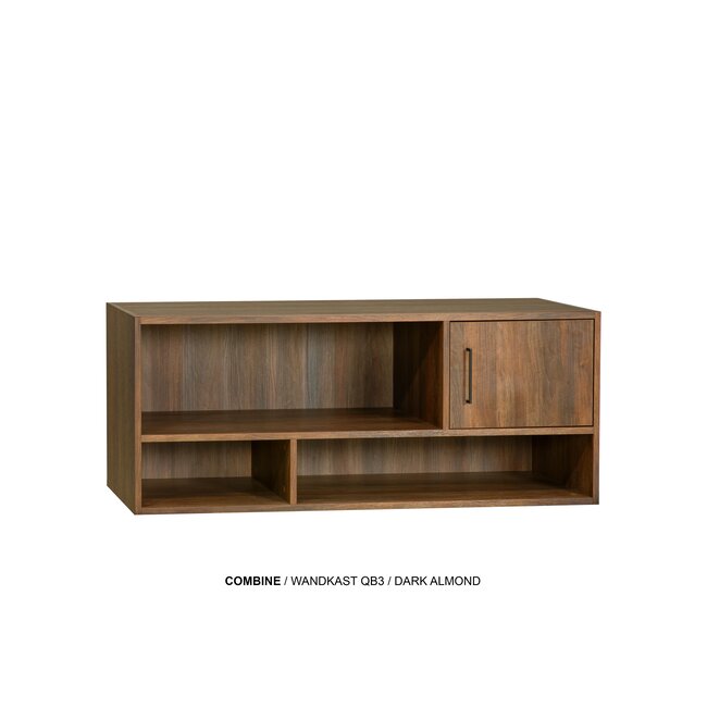 WoonMax Wandkast Combine groot met zijkast showroommodel