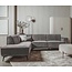 Tower Living Bank Leeds - 2,5 zits + chaise longue  Links - City 453 Mosgroen  / grijs