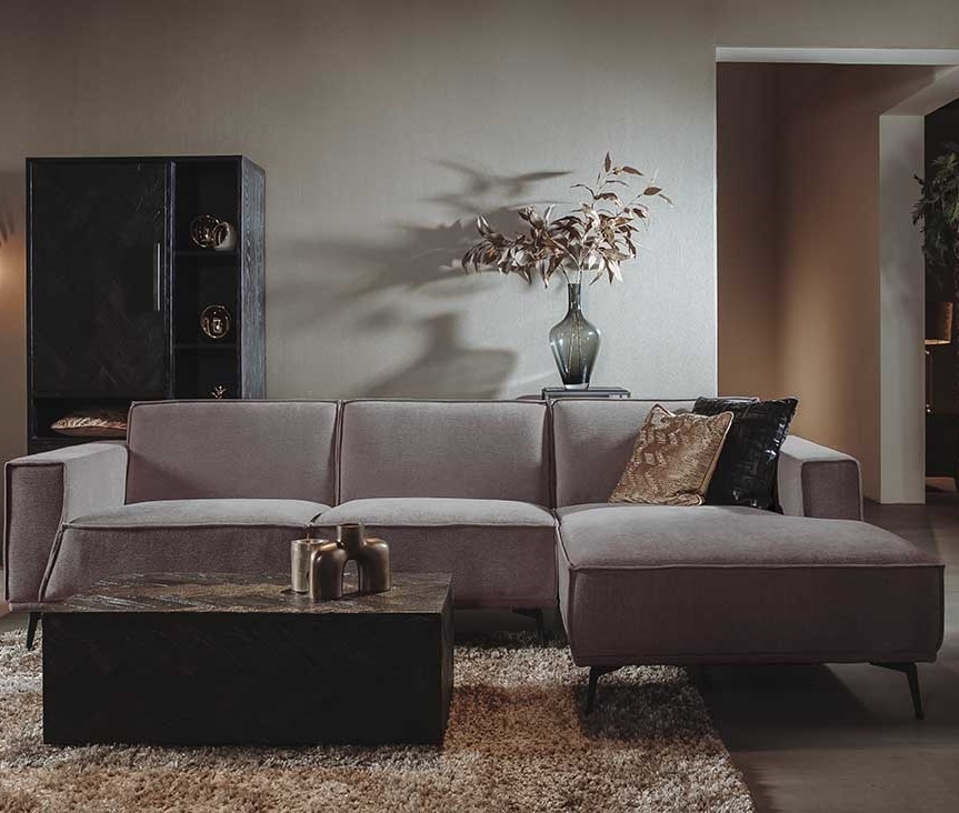 Bank Leeds 2,5 zits + chaise longue Rechts City 453 Gratis bezo