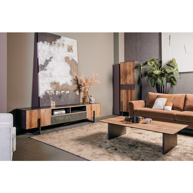 Tower Living TV meubel  Ora teak 222 cm