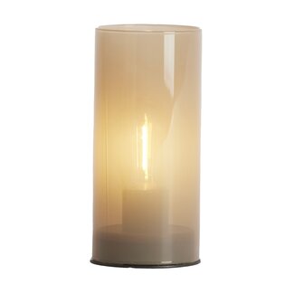 Light en Living Tafellamp LED Ø7x15 cm VAZOLLA glas melk zand