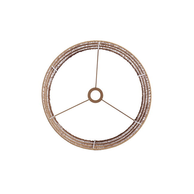 Light en Living Kap cilinder 30-30-40 cm LANZANO raffia  naturel