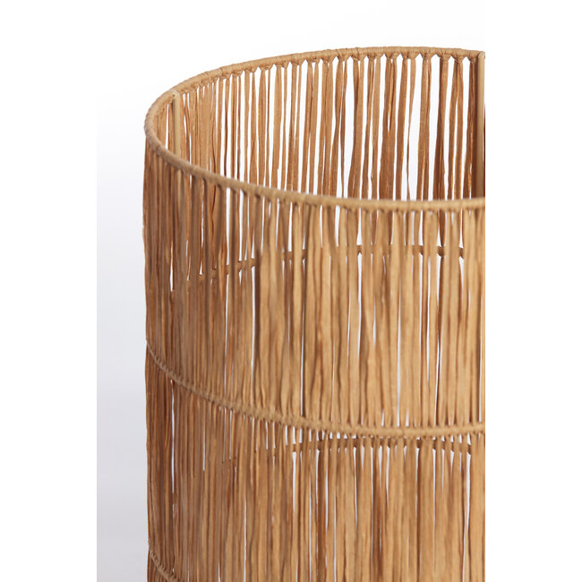 Light en Living Kap cilinder 30-30-40 cm LANZANO raffia  naturel