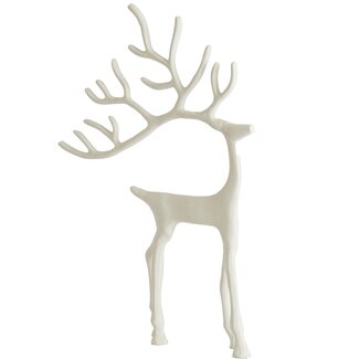 Light en Living Ornament 27.5x7x39 cm DEER crème