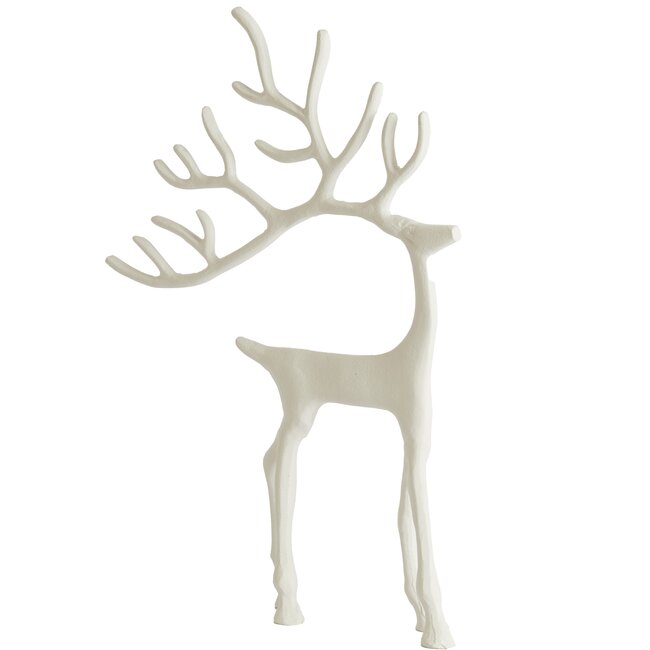 Light en Living Ornament 27.5x7x39 cm DEER crème