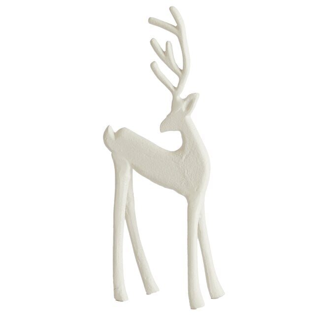 Light en Living Ornament 10x6.5x25.5 cm DEER crème