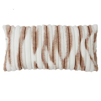 Light en Living Kussen 60x30 cm MABLY velvet crème-bruin Light en Living Kussen 60x30 cm MABLY velvet crème-bruin