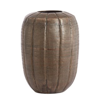 Light en Living Vaas deco Ø33.5x47 cm AGNITA donker bruin