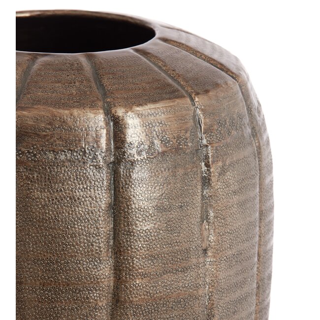 Light en Living Vaas deco Ø33.5x47 cm AGNITA donker bruin