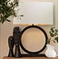 Light en Living Lampvoet 41x13x55 cm TINAR hout mat  zwart
