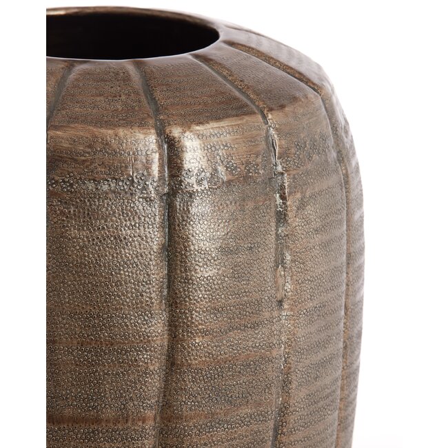 Light en Living Vaas deco Ø35x63 cm AGNITA donker bruin