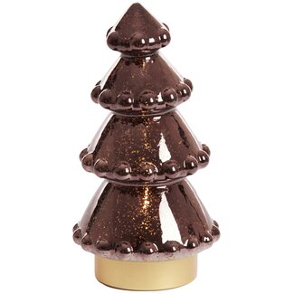 Light en Living Tafellamp LED Ø15x28.5 cm TREE metallic bruin+goud