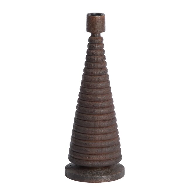 Light & Living Kandelaar Ø12x33 cm ALMOLA mango hout donker bruin