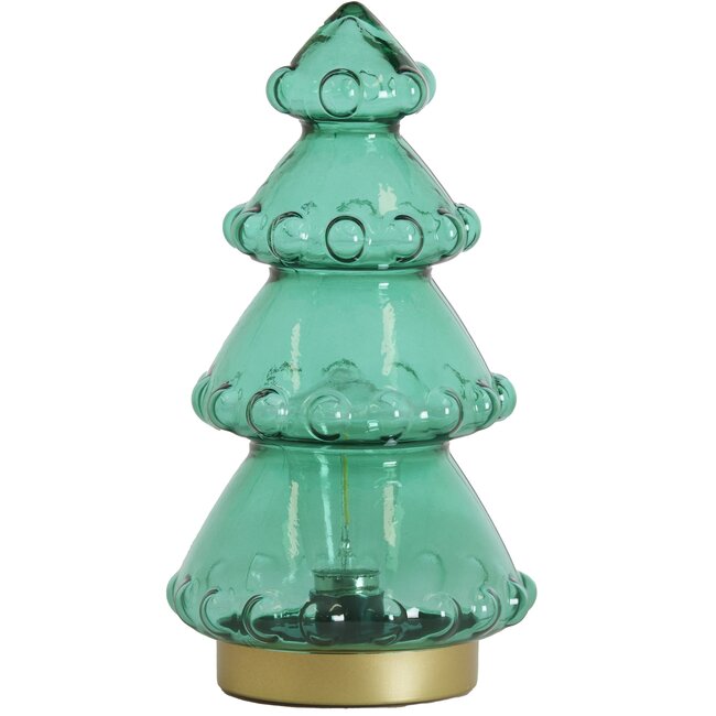 Light en Living Tafellamp LED Ø15x28.5 cm TREE groen-blauw+goud