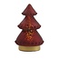 Light & Living Tafellamp LED Ø12x18.5 cm TREE metallic mat rood+goud
