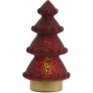Light en Living Tafellamp LED Ø15x28.5 cm TREE metallic mat rood+goud Light en Living Tafellamp LED Ø15x28.5 cm TREE metallic mat rood+goud