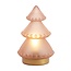 Light en Living Tafellamp LED Ø12x18.5 cm TREE mat licht roze+goud