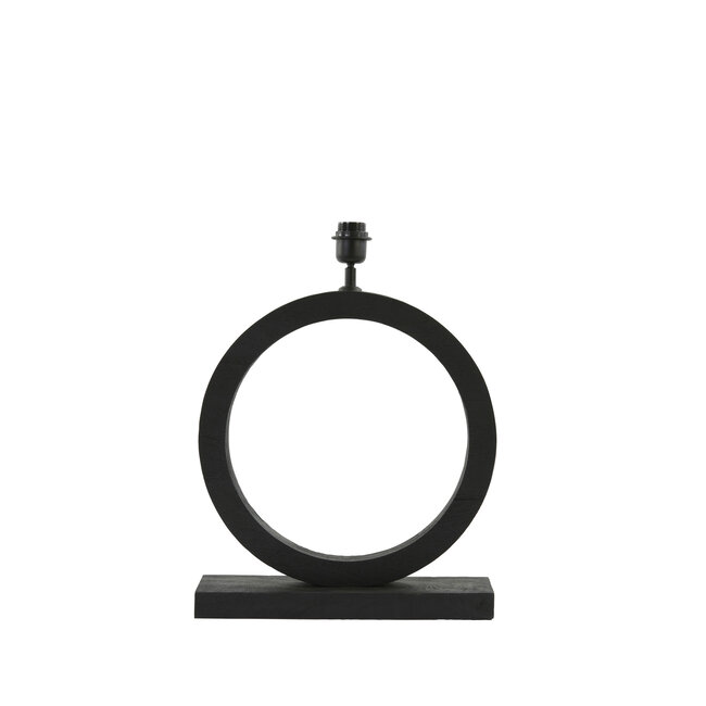 Light en Living Lampvoet 51x13x64 cm TINAR hout mat zwart