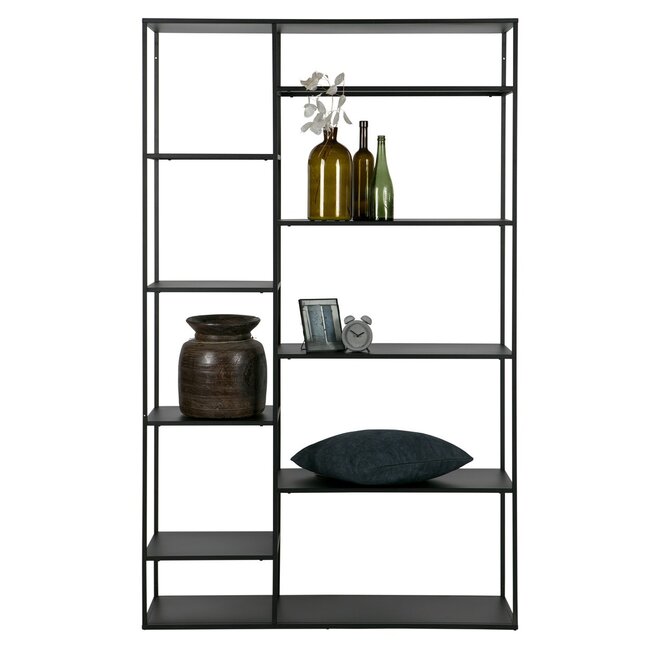 Woood June Metalen Rek Zwart 120cm - Showroommodel