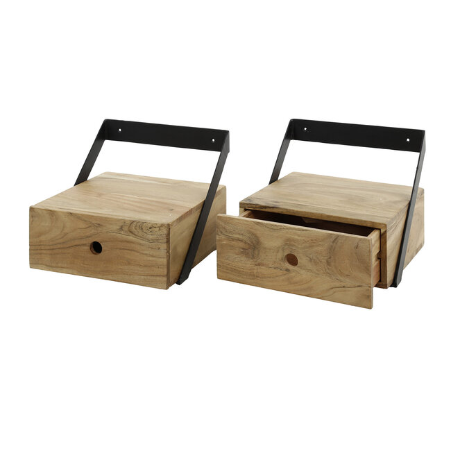 WoonStijl Nachtkastje set van 2 XS hangend strip