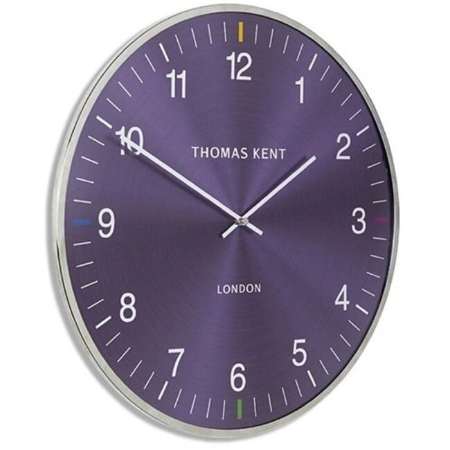 Thomas Kent Klok Oyster Paars/ Zilver Ø 65 cm