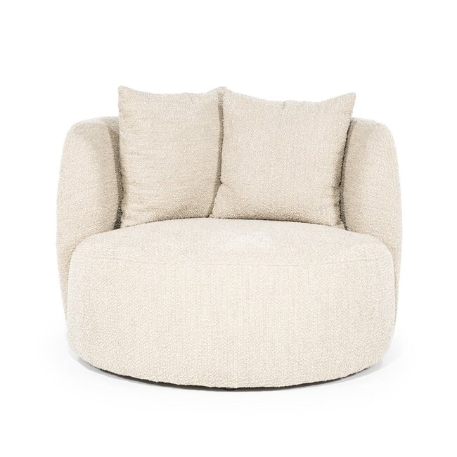 Eleonora Fauteuil Louis met kussen - zand Spark
