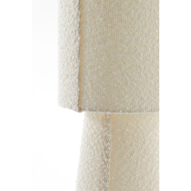 Light en Living Tafellamp Ø20x57,5 cm MICKY bouclé crème