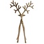 Light en Living Ornament 17x20.5x36 cm REINDEER goud / brons