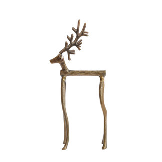 Light en Living Ornament 20.5x13x47 cm REINDEER goud