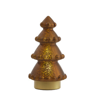 Light en Living Tafellamp LED Ø15x28.5 cm TREE metallic mat geel+goud