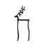 Light & Living Ornament 20.5x13x47 cm REINDEER mat zwart