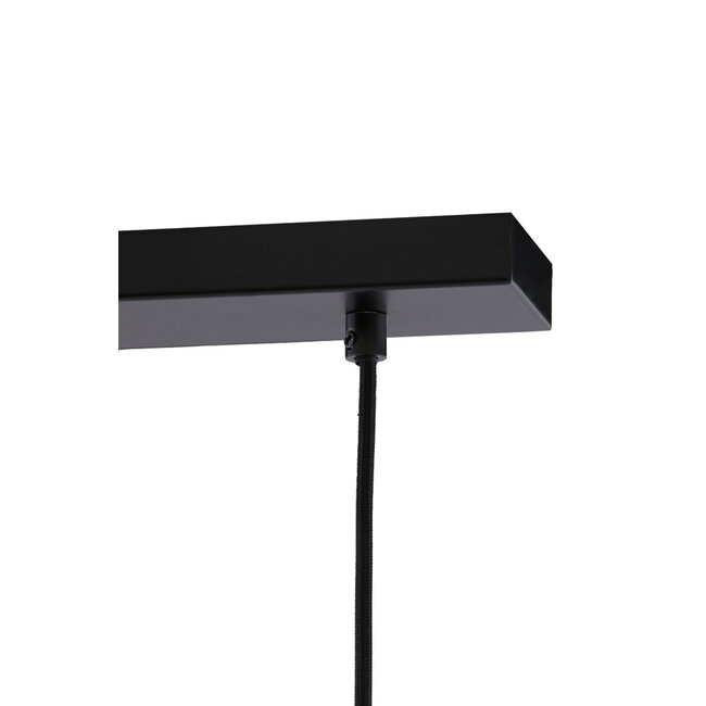 Light en Living Hanglamp 3L 100x16,5x32 cm LUKARO antiek brons+glas smoke