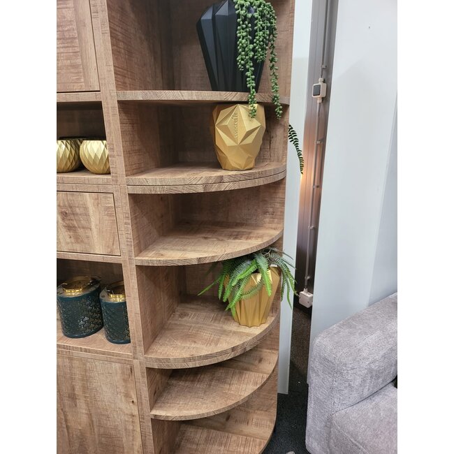 WoonMax Wandkast Combine groot met zijkast showroommodel